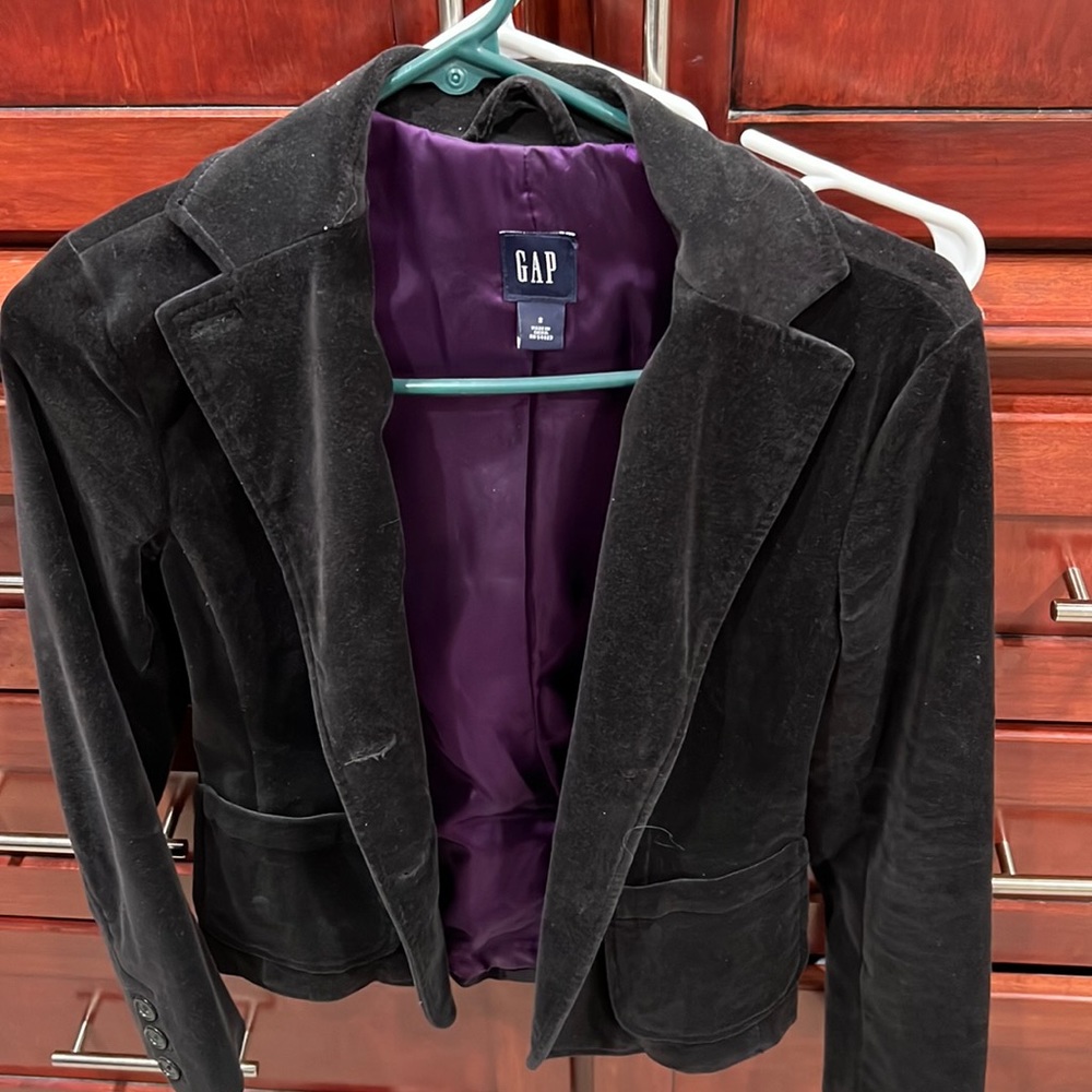 Gap sz 2 velvet blazer